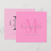 Invitations de mariage contemporaines + classiques (Devant / Derrière)