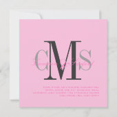 Invitations de mariage contemporaines + classiques (Dos)