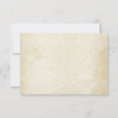 Invitations de mariage d'âge vintage (Dos)