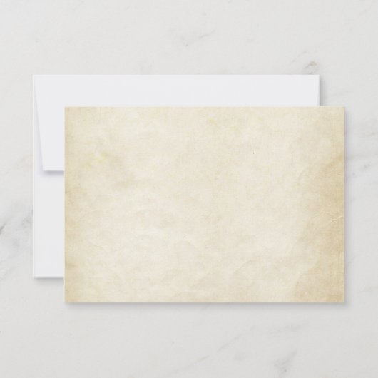 Invitations de mariage d'âge vintage (Dos)