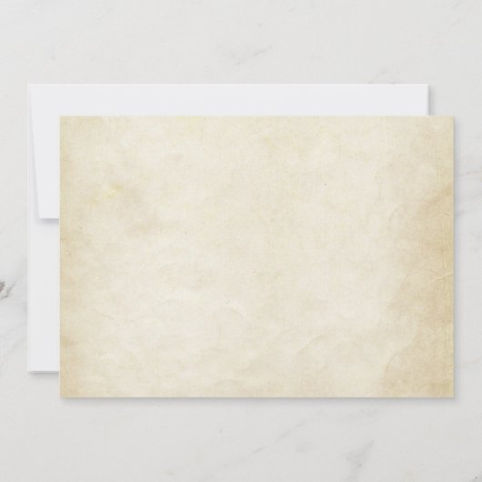 Invitations de mariage d'âge vintage (Dos)