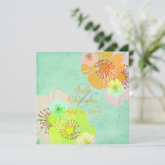 Invitations de mariage d'Aloha/Luau (Debout devant)