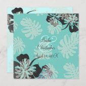 Invitations de mariage d'Aloha/Luau (Devant / Derrière)