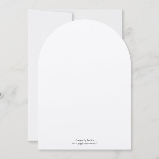 Invitations de Mariage damassé noir (Devant)