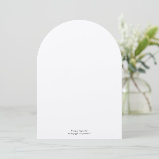 Invitations de Mariage damassé noir (Debout devant)