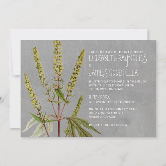 Invitations de mariage d'Ambrosia (Devant)