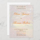 Invitations de mariage dans la forêt d'automne (Devant / Derrière)