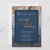 Invitations de mariage dans l'arbre d'automne (Dos)