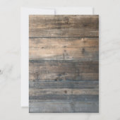 Invitations de mariage dans le cours de montagne (Dos)