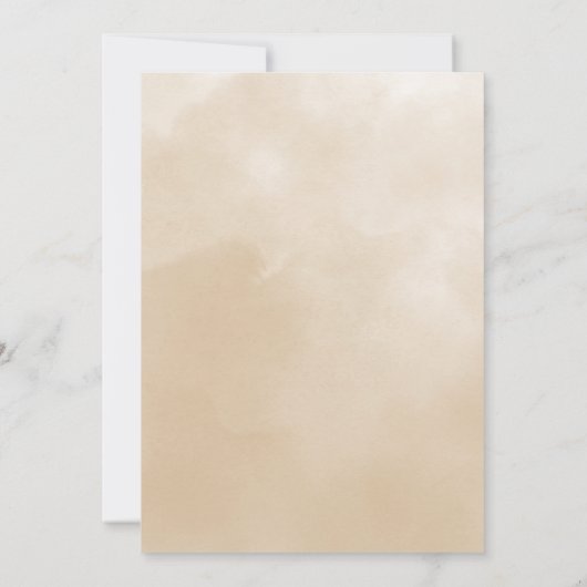 Invitations de mariage dans le parc naturel (Dos)