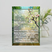 Invitations de mariage dans le ruisseau aquatique  (Debout devant)