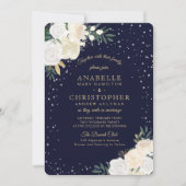Invitations de mariage dans les bois d'hiver (Devant)