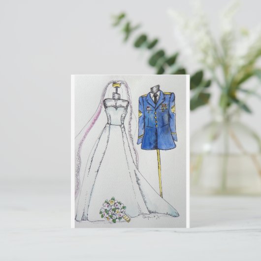 Invitations de mariage d'armée (Debout devant)