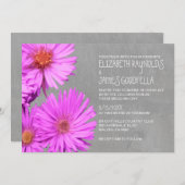 Invitations de mariage d'Aster de Frikart (Devant / Derrière)