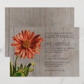 Invitations de mariage d'austères russes (Devant / Derrière)