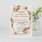 Invitations de mariage d'automne (Debout devant)