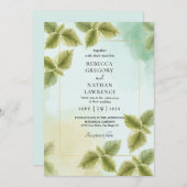 Invitations de mariage de automne géométrique en o (Devant / Derrière)