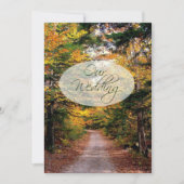 Invitations de Mariage de automne personnalisées B (Devant)