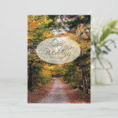 Invitations de Mariage de automne personnalisées B (Debout devant)