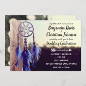 Invitations de mariage de Bohême (Devant / Derrière)