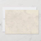 Invitations de mariage de cactus de pays (Dos)