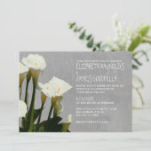 Invitations de mariage de Calla Lily (Debout devant)