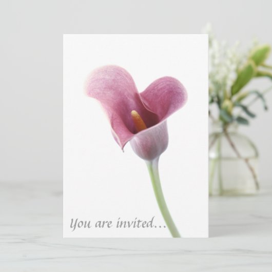 Invitations de mariage de Calla Lily (Debout devant)