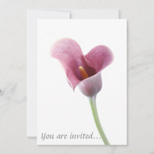Invitations de mariage de Calla Lily