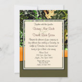 Invitations de mariage de Camo de chasse (Dos)