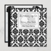 Invitations de mariage de carnet de composition (Devant / Derrière)