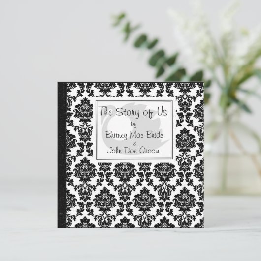 Invitations de mariage de carnet de composition (Debout devant)