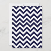 Invitations de mariage de Chevron (Dos)