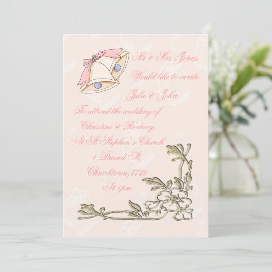 Invitations de mariage de cloches (Debout devant)