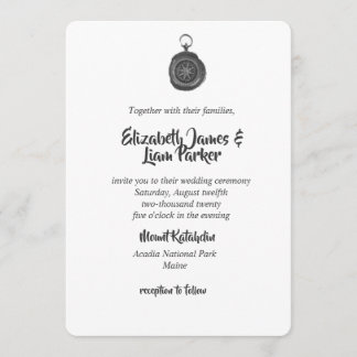 Invitations de mariage de Compass
