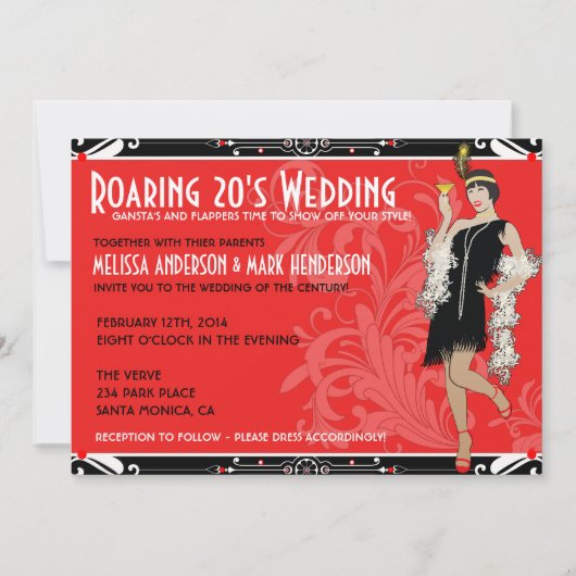 Invitations de mariage de costume d'aileron des (Devant)