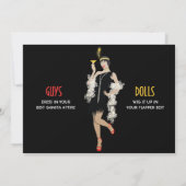 Invitations de mariage de costume d'aileron des (Dos)