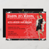 Invitations de mariage de costume d'aileron des (Devant / Derrière)