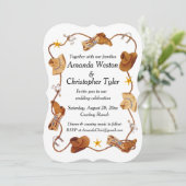 Invitations de mariage de Cowboy (Debout devant)
