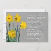 Invitations de mariage de Daffodil (Devant)