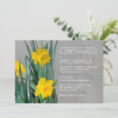 Invitations de mariage de Daffodils (Debout devant)