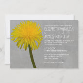 Invitations de mariage de Dandelion (Devant)