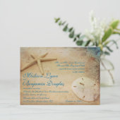 Invitations de mariage de destination de Rustic Be (Debout devant)