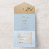 Invitations de mariage de destination RSVP | Chron (À l'intérieur)