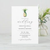 Invitations de mariage de destination tropicale An (Debout devant)