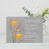 Invitations de mariage de freesia (Debout devant)