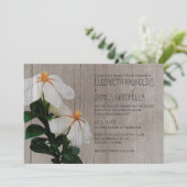 Invitations de mariage de Gardenias (Debout devant)