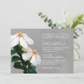 Invitations de mariage de Gardenias (Debout devant)