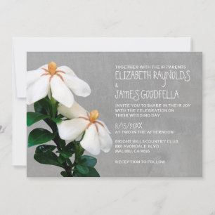Invitations de mariage de Gardenias