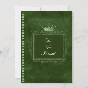 Invitations de mariage de la Couronne verte