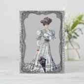 Invitations de mariage de la femme victorienne (Debout devant)